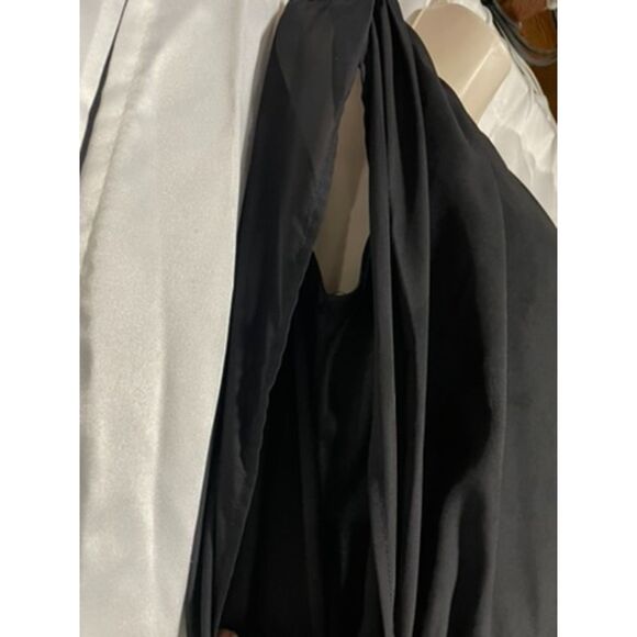 Bailey Blue dress with lace vegan leather skirt  size M - Picture 4 of 7